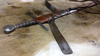 Making a 13th Century Scabbard [upl. by Nolyk]