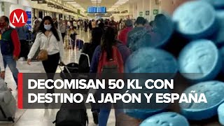 AICM cierra ruta de tráfico de drogas hacia Japón y España [upl. by Yenetruoc]