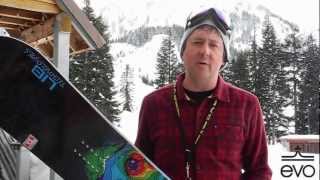 2013 LibTech La Nina Snowboard Review [upl. by Jollanta]