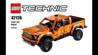 LEGO® Technic™  Ford F150 Raptor 42126  Build  MarkBuildsBRIX [upl. by Jamison]