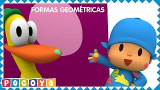 💠Aprenda as FORMAS GEOMÉTRICAS com Pocoyo 8 formas 💠Vídeos Educativos para Crianças [upl. by Natlus]