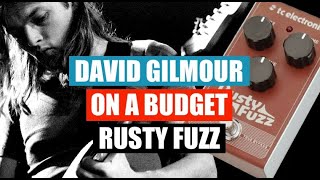 How to sound like David Gilmour on a budget  TC Electronic Rusty Fuzz [upl. by Mattland709]