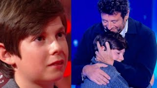 Je ne connais pas mon papa  Tim The Voice Kids 2024 en larmes après sa prestation avec Patrick B [upl. by Adnesor]