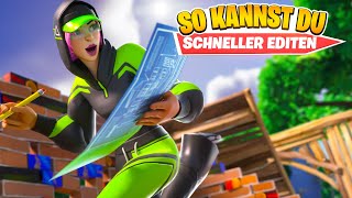 SCHNELLER EDITIEREN mit diesen GEHEIMEN TRICKS in FORTNITE [upl. by Drawd364]