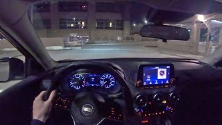 2020 Nissan Sentra SR  POV Night Drive Binaural Audio [upl. by Lillian]