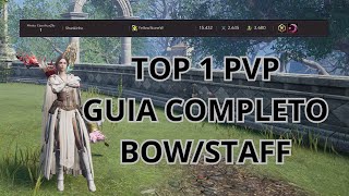 Guia Completo BowStaff do TOP 1 PVP  Throne and Liberty [upl. by Filberte]