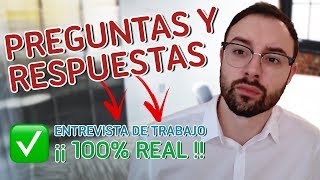 9 Preguntas y Respuestas en una Entrevista de Trabajo para Ser Programador Web  Víctor Robles [upl. by Ylim754]