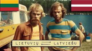 Latvian vs Lithuanian  Can they understand each other  Episode 1 [upl. by Cam130]