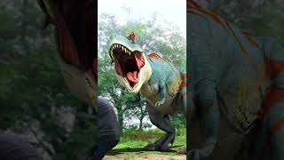 Trex Dinosaur Chase in Jurassic World [upl. by Leary]