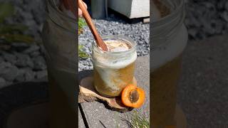 apricot chia pudding🍑 aesthetic vegan food healthy recipe breakfast chiapudding health [upl. by Arela]