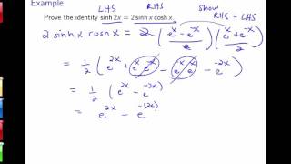 Finding the Equation for a Hyperbola Given the Graph  Example 1 [upl. by Esylle]