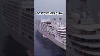 COSTA ESMERALDA EL MAS ECOLÓGICO cruise travel cruiseship curiosidades royalcaribbean [upl. by Dowell]