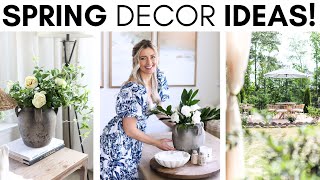 SPRING DECORATING IDEAS  BUDGETFRIENDLY DECOR TIPS  DECORATING FOR SPRING [upl. by Annaiv645]