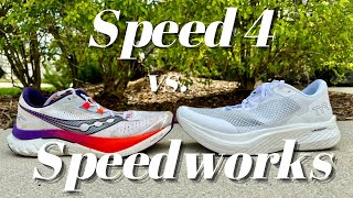 SHOEt OUT Saucony Endorphin Speed 4 vs TYR Valkyrie Speedworks [upl. by Cirded17]