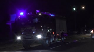 Einsatzfahrt ELW  neues StLF der Feuerwehr DreieichSprendlingen [upl. by Atsirtal113]