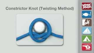 Constrictor Knot Twisting Method  How to Tie a Constrictor Knot Twisting Method [upl. by Stanwinn]