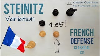 Steinitz Variation of the Classical French C11 ⎸Chess Openings [upl. by Ainek865]