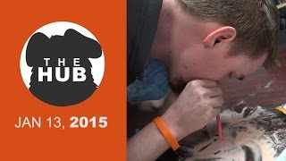 Snorting Fun Dip  The HUB  JAN 13 2015 [upl. by Odlawso]