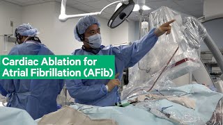 Cardiac Ablation for Atrial Fibrillation AFib [upl. by Ellebanna]