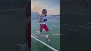 Friday Night pregame Batavia Football takes the field vs St Charles North football shorts [upl. by Sirraj421]