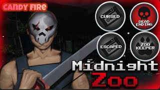 MIDNIGHT ZOO Escape ending And Dead ending [upl. by Naloc]