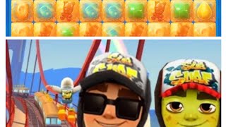 candy crush saga 🍫🍫 and subway surf 🪂🏃🏂 [upl. by Yhtir]