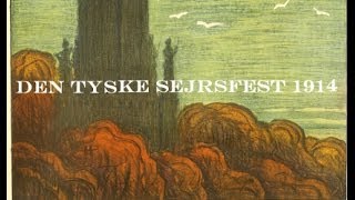 Tysk sejrsfest på Dybbøl 1914 i anledning af 50året for sejren i 1864 [upl. by Aihsat]