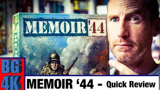 Memoir 44 Review  Still Worth It [upl. by Cherianne583]