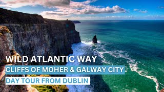 Cliffs of Moher Atlantic Edge Ocean Walk amp Galway City Day Tour From Dublin [upl. by Fahey877]