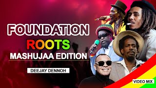 FOUNDATION ROOTS CALYPSO MASHUJAA REGGAE VIDEO MIX VOL 3  DJ DENNOH ft gregory isaacs bob marley [upl. by Ellingston598]