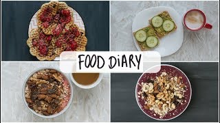 FOOD DIARY deutsch  Waffeln Smoothie Bowls amp Pumpkin Spice Lattes [upl. by Chelsea979]