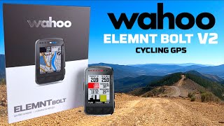 Wahoo ELEMNT BOLT v2 Cycling GPS Whats New  Details  Road Test [upl. by Rubens]