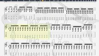 Jimmy Eat World Bleed American GUITAR 1 TAB [upl. by Lysander369]