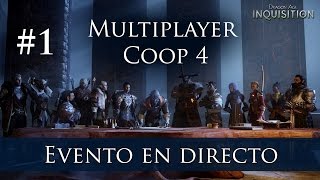 Dragon Age Inquisition  Directo 1  Multijugador Cooperativo a 4  Español  NextGen  Impresiones [upl. by Chaing]