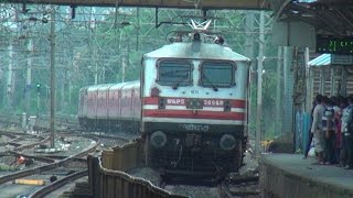 3 Cracking Rajdhani Express Trains Devastating Dadar Busiest Railway Station in India [upl. by Irneh]