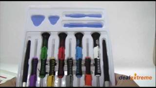 16in1 Steel Precision Screwdriver Set  DealExtreme [upl. by Paske845]