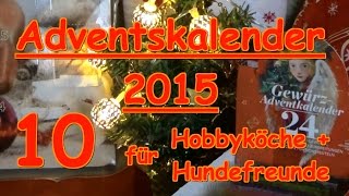 Adventskalender Türchen 10Hunde Kochen Gewürze Sonnentor Zauber der Gewürze [upl. by Anum]