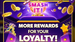 Slotomania showing NEW Smash it quotMore rewards for your loyaltyquot With Lucy explaining slotomania [upl. by Dloraj]