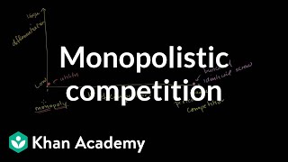 Oligopolies and monopolistic competition  Forms of competition  Microeconomics  Khan Academy [upl. by Naegem135]