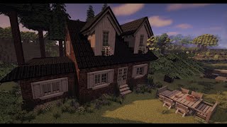 How to build a house in minecraft  COCRICOT amp MINIATURIA [upl. by Jarred]