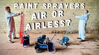 Testing Paint Sprayers  Air or Airless We find out which is best [upl. by Etta]