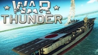 War Thunder Challenge accepted épisode 1 Atterrir sur un porte avion [upl. by Gnok448]