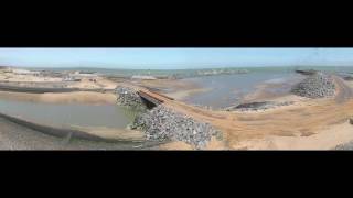 Timelapse  project CADZANDMaritiem Martens en Van Oord [upl. by Metcalf]