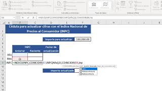 Actualización de cifras con INPC [upl. by Onid]