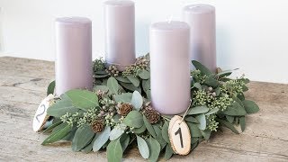 DIY Advent wreath by Søstrene Grene [upl. by Sissie]