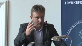 Vebjoern Selbekk speaks at quotThe Danish Muhammad cartoon crisis in retrospectquot conference [upl. by Onilatac]