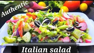 Professional Italian Saladitaliansalad FlavorofHeaven salad [upl. by Wenn]