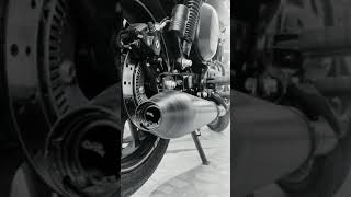 Jawa 42 21  Starting the bike and double exhaust sound shorts [upl. by Drus]