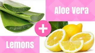 Psoriasis Treatment at Home DIY With Aloe Vera amp Lemons [upl. by Hasan]