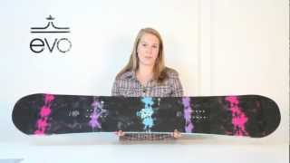 K2 Sky Lite Snowboard  Womens 2013 [upl. by Adnale]